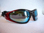 8812 S-BLK  20USD - очки с взаимозаменяемыми дужкой и резиновым кордом для крепления на голове, чехол в комплекте